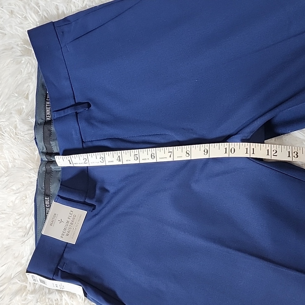 Kenneth Cole Reaction Men's Blue Pants Brand New Skinny Fit - Picture 3 of 15